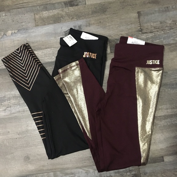 justice active leggings